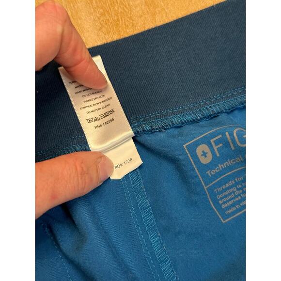 Figs Maua Jogger Scrub Pants ALPS BLUE Large - Picture 3 of 6